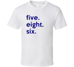 Michigan 586 Fun Cool Area Code Pride T Shirt