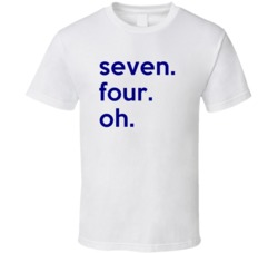Ohio 740 Fun Cool Area Code Pride T Shirt