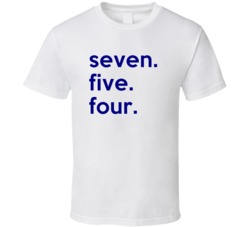 Florida 754 Fun Cool Area Code Pride T Shirt