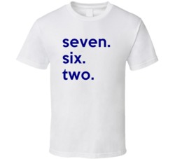 Georgia 762 Fun Cool Area Code Pride T Shirt