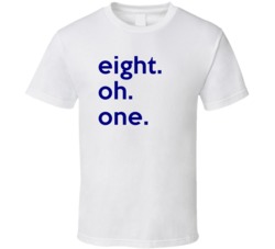 Utah 801 Fun Cool Area Code Pride T Shirt