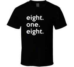 California 818 Tending Area Code Pride T Shirt