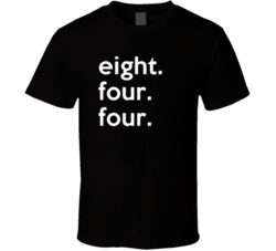 Toll free 844 Tending Area Code Pride T Shirt