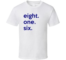Missouri 816 Fun Cool Area Code Pride T Shirt