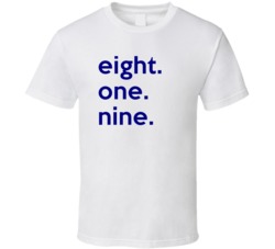 Canada Quebec 819 Fun Cool Area Code Pride T Shirt