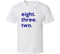 Texas 832 Fun Cool Area Code Pride T Shirt