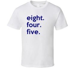 New York 845 Fun Cool Area Code Pride T Shirt