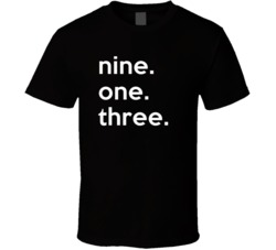 Kansas 913 Tending Area Code Pride T Shirt