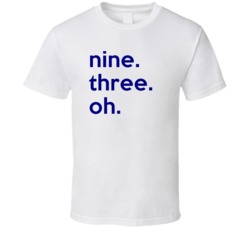 Indiana 930 Fun Cool Area Code Pride T Shirt