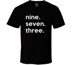 New Jersey 973 Tending Area Code Pride T Shirt