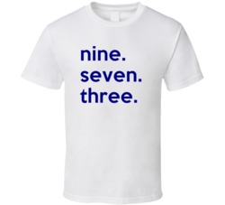 New Jersey 973 Fun Cool Area Code Pride T Shirt