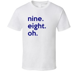 North Carolina 980 Fun Cool Area Code Pride T Shirt