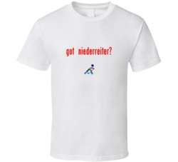 Nino Niederreiter Switzerland got olympic hockey T shirt