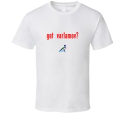 Semyon Varlamov Russia got olympic hockey T shirt