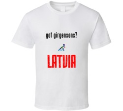 Zemgus Girgensons Latvia got hockey T shirt