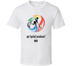 Fredrik Lystad Jacobsen Nor Olympic Hockey T Shirt