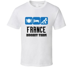 France Hockey Team Winter Olympic T Shirt
