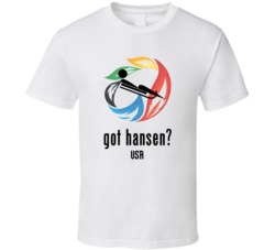 Kate Hansen Usa Olympic Luge T Shirt