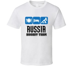 Russia Hockey Team Winter Olympic T Shirt