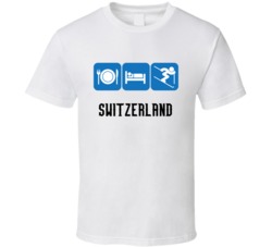 Switzerland Slalom Ski Team Sochi Olympics T Shirt