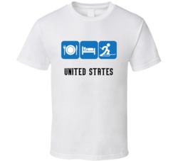 United States Cross Country Ski Team Sochi Olympics T Shirt