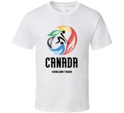 Canada Curling Team Winter Olympics Sochi T Shirt
