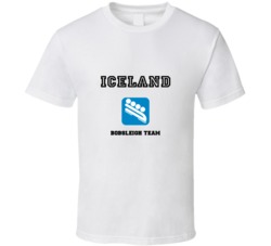 Iceland Bobsleigh Team Winter Sochi Olympics T Shirt