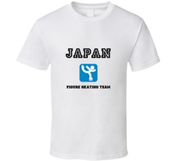 Japan Figure Skating Team Winter Sochi Olympics T Shirt