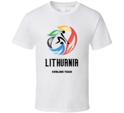 Lithuania Curling Team Winter Olympics Sochi T Shirt