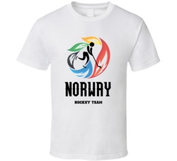 Norway Hockey Team Winter Sochi Olympics T Shirt