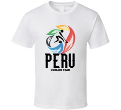 Peru Curling Team Winter Olympics Sochi T Shirt