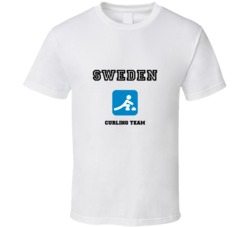 Sweden Curling Team Winter Sochi Olympics T Shirt