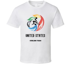 United States Curling Team Winter Olympics Sochi T Shirt
