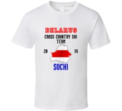Belarus Cross Country Skiing Team 2014 Sochi T Shirt