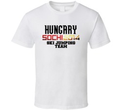 Hungary Ski Jumping Team 2014 Sochi T Shirt