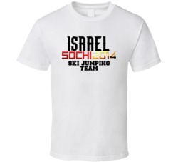 Israel Ski Jumping Team 2014 Sochi T Shirt