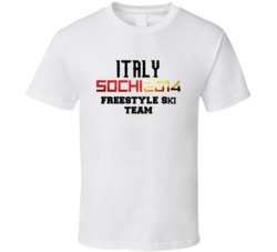Italy Freestyle Skiing Team 2014 Sochi T Shirt