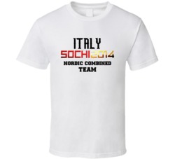 Italy Nordic Combined Team 2014 Sochi T Shirt