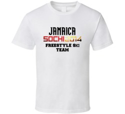Jamaica Freestyle Skiing Team 2014 Sochi T Shirt