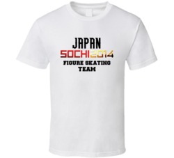 Japan Figure Skating Team 2014 Sochi T Shirt