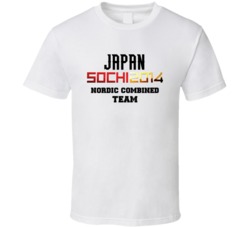 Japan Nordic Combined Team 2014 Sochi T Shirt