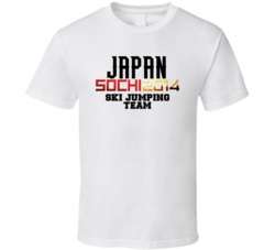 Japan Ski Jumping Team 2014 Sochi T Shirt