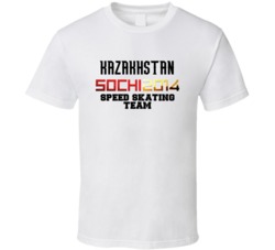 Kazakhstan Speed Skating Team 2014 Sochi T Shirt