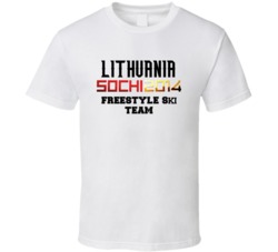 Lithuania Freestyle Skiing Team 2014 Sochi T Shirt