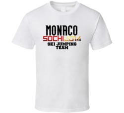 Monaco Ski Jumping Team 2014 Sochi T Shirt