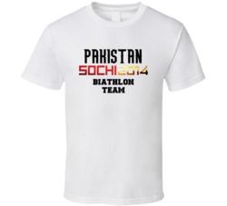 Pakistan Biathlon Team 2014 Sochi T Shirt