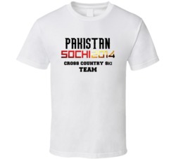 Pakistan Cross Country Skiing Team 2014 Sochi T Shirt