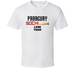 Paraguay Luge Team 2014 Sochi T Shirt
