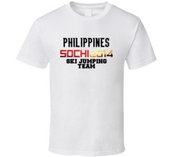 Philippines Ski Jumping Team 2014 Sochi T Shirt