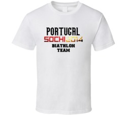 Portugal Biathlon Team 2014 Sochi T Shirt